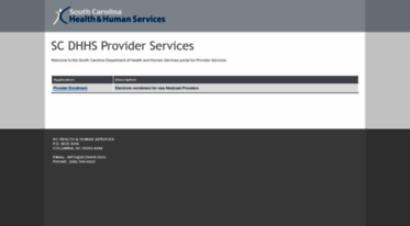 providerservices.scdhhs.gov
