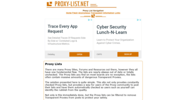 proxy-list.net