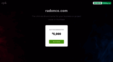 radonco.com