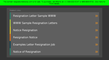 resignationletterss.com