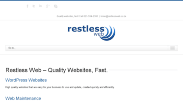 restlessweb.co.za