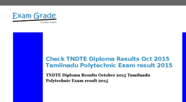 result.examgrade.co.in