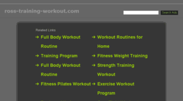 ross-training-workout.com