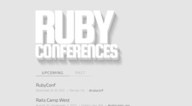 rubyconferences.org