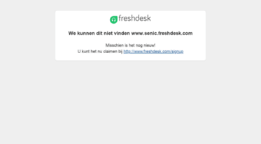 senic.freshdesk.com