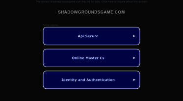 shadowgroundsgame.com