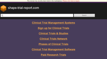 shape-trial-report.com
