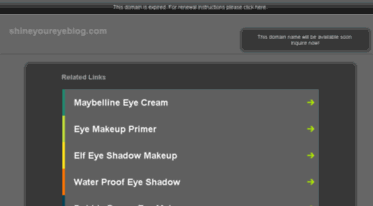 shineyoureyeblog.com