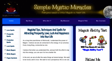 simplemysticmiracles.com