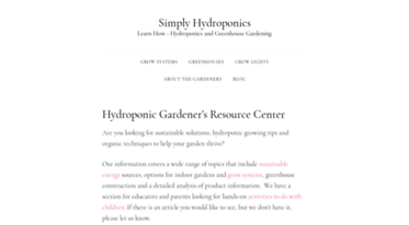 simply-hydroponics.com