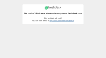 sinewsoftwaresystems.freshdesk.com