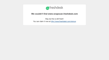 snapscan.freshdesk.com