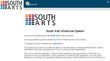 southarts.egrant.net