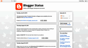 status.blogger.com