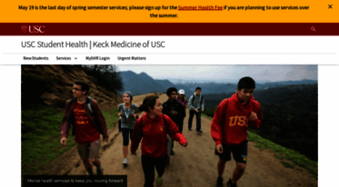 studenthealth.usc.edu