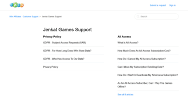 support.jenkatgames.com