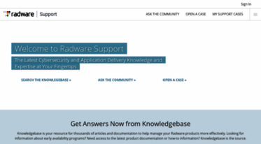 support.radware.com
