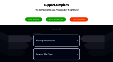 support.simple.tv