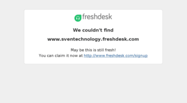 sventechnology.freshdesk.com