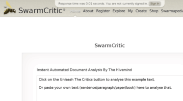 swarmcritic.com