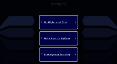 sydphp.org