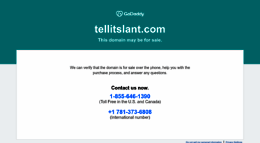 tellitslant.com