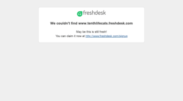 tenthlifecats.freshdesk.com