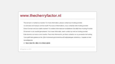 thecherryfactor.nl
