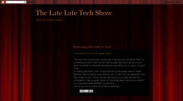 thelatelatetechshow.blogspot.com