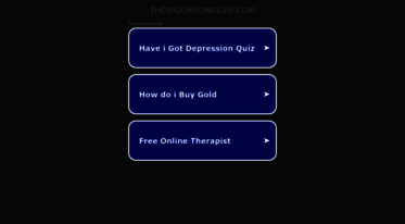 themilchronicles.com