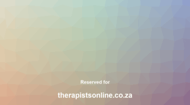 therapistsonline.co.za