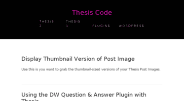 thesiscode.com