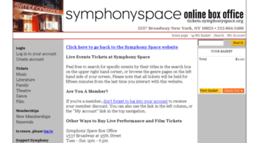 tickets.symphonyspace.org