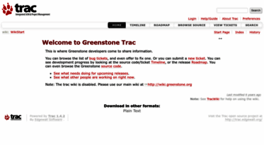 trac.greenstone.org