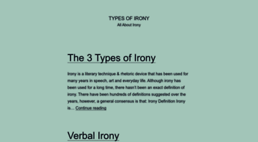 typesofirony.com