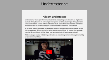 undertexter.se