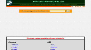 usersmanualguide.com