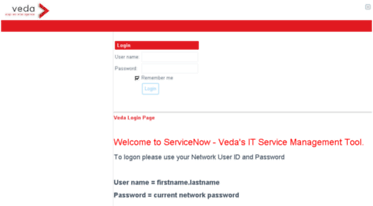veda.service-now.com
