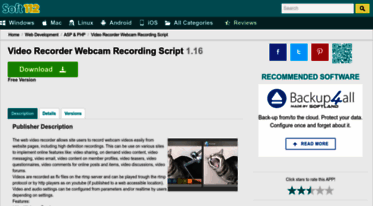 video-recorder-webcam-recording-script.soft112.com
