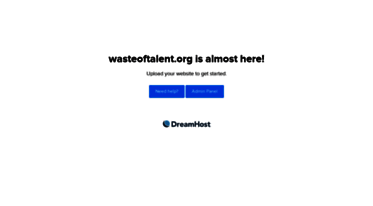 wasteoftalent.org