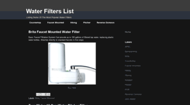 waterfilterslist.com