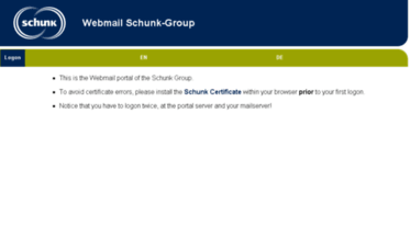 webmail.schunk-group.com
