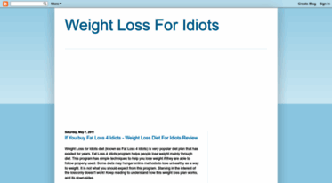 weightfatlossforidiots.blogspot.com