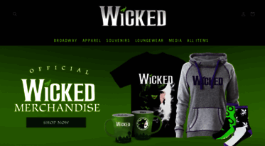 wickedthemusicalstore.com