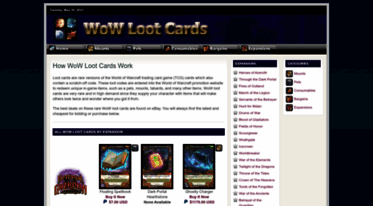 wowlootcards.com