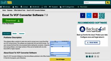 xlsx-to-vcf-converter-software.soft112.com