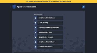 1goldinvestment.com