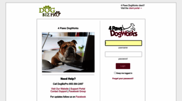 4pawsdogworks.dogbizpro.com