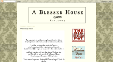 ablessedhouse.blogspot.com