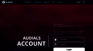 account.audials.com